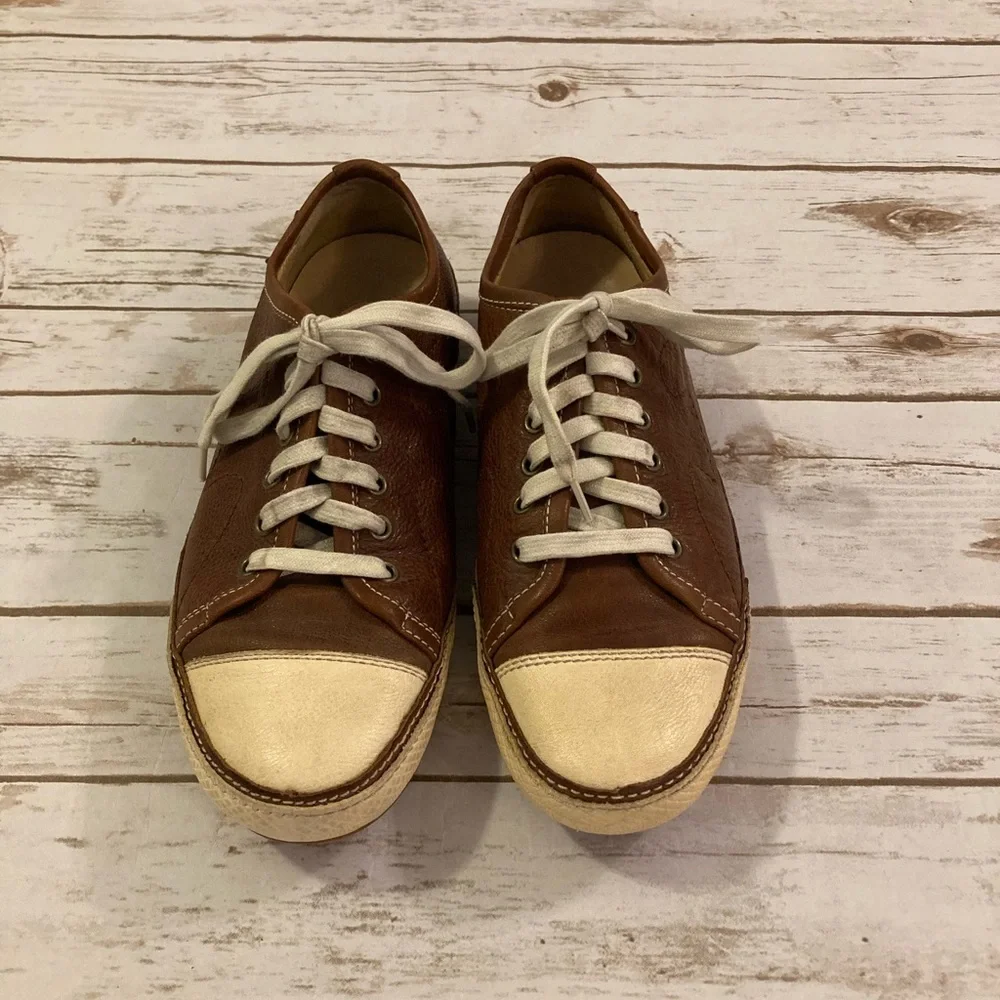 Men's Frye Brown Leather Chucks 9.5